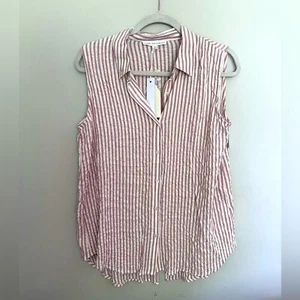 Camicia rilassata senza maniche Jane & Delancey abbottonata - taglia media - Foto 1 di 8