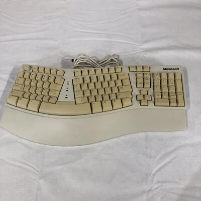 Microsoft KU-0045 X06-19331 Elite Natural Ergonomic Curve Keyboard Wired - Image 1 of 4