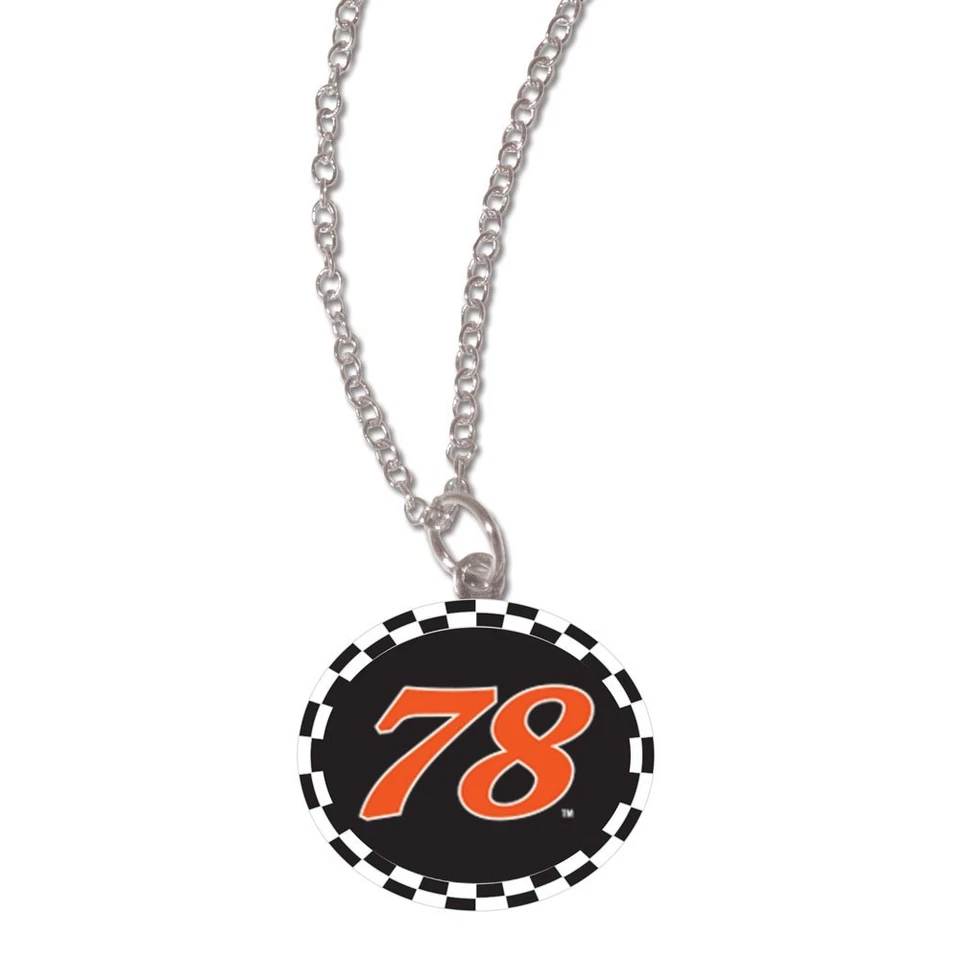 Martin Truex Jr 2018 Wincraft No78 круглое клетчатое ожерелье БЕСПЛАТНАЯ ДОСТАВКА! - Изображение 1 из 1