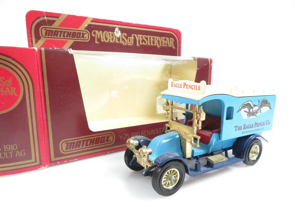 Matchbox Models of Yesteryear Y25 1910 Renault AG Eagle Pencil #9147 - Bild 1 von 4