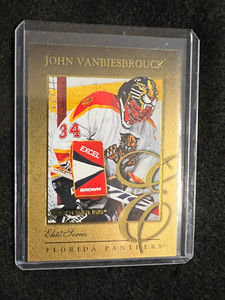1997 Donruss Elite Series Gold 1999/2500 John Vanbiesbrouck #8 Florida Panthers