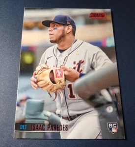 2021 Topps Stadium Club #238 Isaac Paredes RC Rookie RED FOIL PARALLEL Tigers - Picture 1 of 2