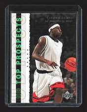 2003 UD Top Prospects #55 LeBron James     St. Vincent-St. Mary Fighting Irish