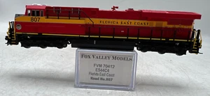 Fox Valley Models N Scale 70412 ES44C4 Florida East Coast 807 Diesel Locomotive - Picture 1 of 17