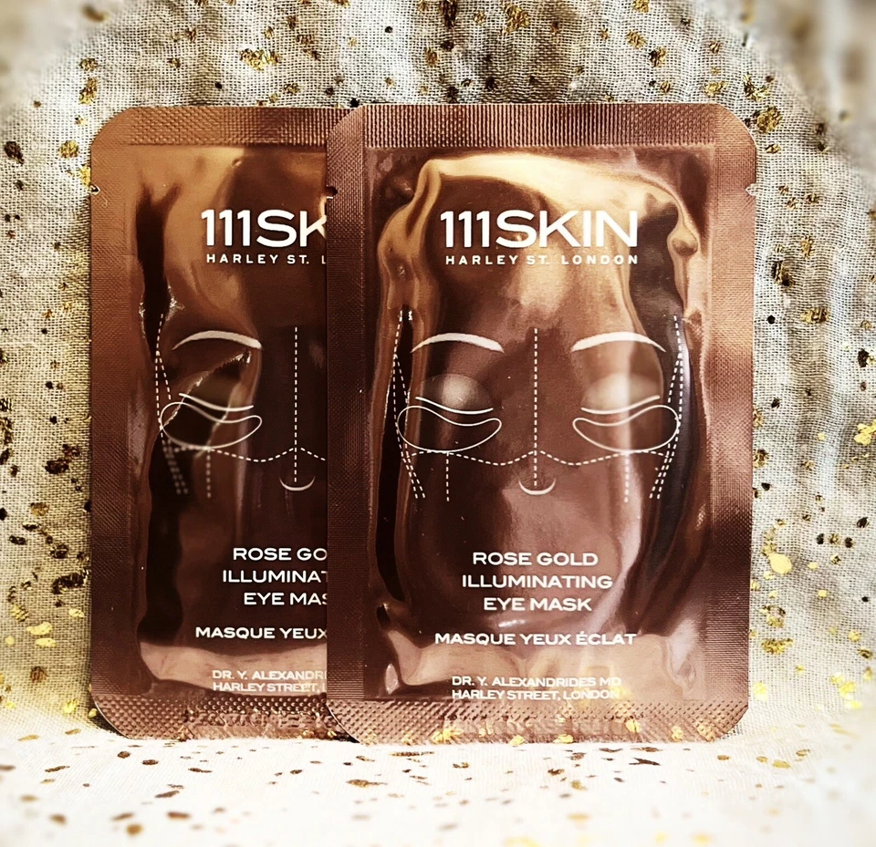 2x~111SKIN~Rose Gold Illuminating Eye Masks~6ml/0.2oz ea~2 Sets~NWOB~Exp. 01/27 - Image 1 of 1