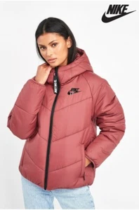 Nike Women Red Synthetic Fill Thermal Jacket Size: Medium BNWT - Picture 1 of 5