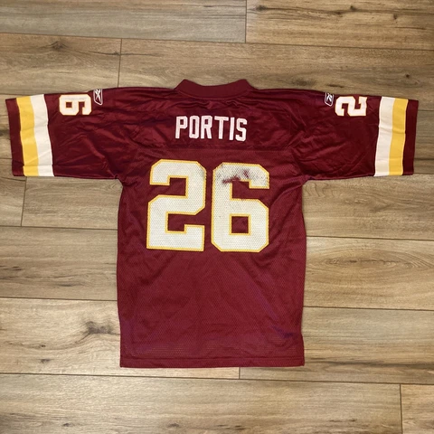 Clinton Portis #26 Jersey Washington Redskins Reebok On Field Men's NFL Adult S Cover