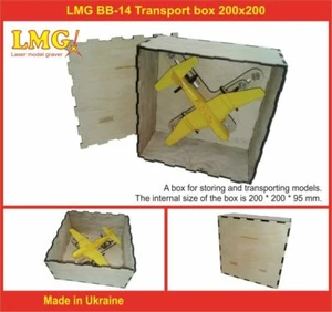 LMG BB-14 Transportbox 200x200 mm, 1/72 zum Lagern und Transportieren von Modellen - Bild 1 von 6