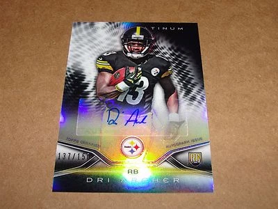 2014 Topps Platinum DRI ARCHER #51 Auto RC Refractor/150 Pittsburgh STEELERS - Image 1 of 2