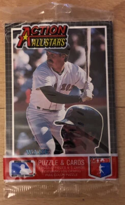Donruss Action All Stars Pack 1985 Wade Boggs Red Sox & Willie Upshaw Blue Jays Foto 1 de 2