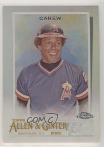 2020 Topps Allen & Ginter Chrome Refractor Rod Carew #10 HOF