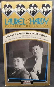 1991 Video Treasures VHS: Laurel & Hardy: Stan "Helps" Ollie - Picture 1 of 7