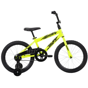 Kids Training Bike Bicycle 18 Inch Wheels No Suspension Outdoor Sport Fun Yellow - Picture 1 of 11