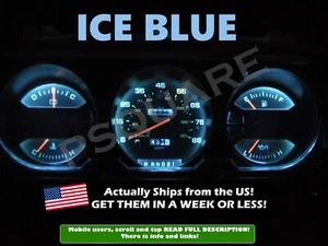 Gauge Cluster LEDS Bulb Ice Blue For Dodge  90 - 93 Ram D100 - D350 Truck  - Picture 1 of 2