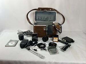Lot Of Vintage Camera Gear. Case, Straps, Lenses, Flashes, Etc Canon & Others