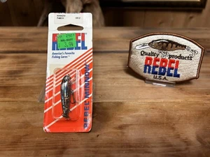 Vintage Rebel Minnow Crappie Bluegill Bass Fishing Lure - Picture 1 of 3