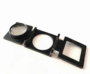 VINTAGE CIBA GEIGY FOLDING LOUPE MAGNIFYING GLASS , MADE IN GERMANY - Picture 1 of 8