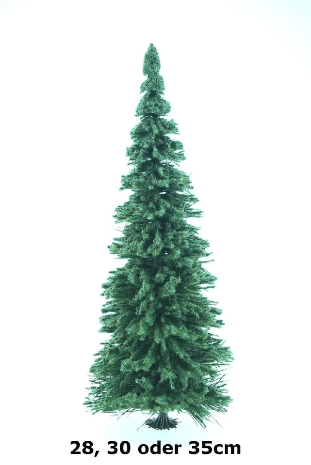 Jordan Modellbau: Tanne mit Fuß, beflockt, 28, 30, 35 cm (JO 85F, 86F, 87F) - Bild 1 von 1