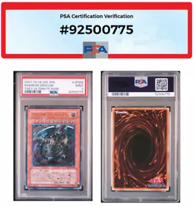 Rainbow Dragon PSA9 PSA 9 TAEV-JP006 Yugioh Japanese Ultimate Rare Relief - Picture 1 of 3