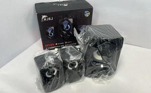 NJSJ PC H145 Speakers with Subwoofer,USB-Powered Mini 2.1 Stereo Multimedia