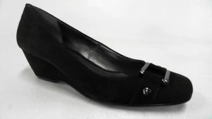 Zapatos de cuña para mujer Alfani DEXTRA TALLA 6,5 M marrón oscuro gamuza tacón de 2" venta sólidos - Imagen 1 de 5