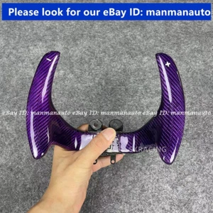 For infiniti Q50 2014-2017 Purple Carbon Fiber Shift paddle knobs replacement - Foto 1 di 12