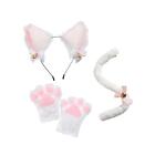 Cat Ear Tail Paw Halloween Costume Accessories for Animals Themed Parties