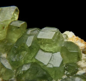 ANDRADITE var. DEMANTOID green crystals -- MADAGASCAR Antetezambato Mine /ph242 - Picture 1 of 15