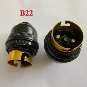 2x Light Socket B22 Light Bulb Base Lamp Holder - Picture 1 of 5