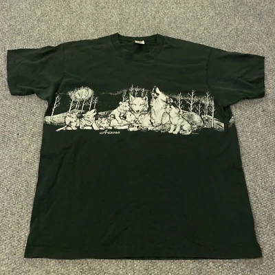 Camisa De Colección Arizona Para Hombres XL Lobos Negros Suroeste Exterior Puntada Única EE. UU. Foto 1 de 4