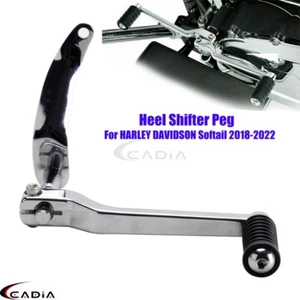 Heel Toe Shift Shifter Lever For Harley Softail Breakout FXBR FXBRS FLFB FXFB/S - Foto 1 di 8