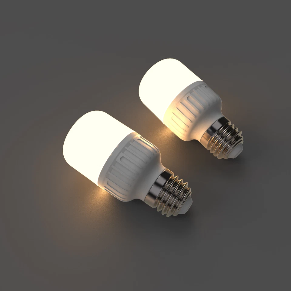 10PCS LED Light Globes 6W E27 T50 Light Bulb Energy Saving Lamp 3000K Warm White - image 1 of 4
