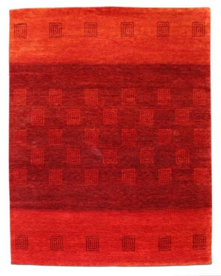 New Nomad Gabbeh 5'x7' ft Oriental Hand Knotted 100% Woolen Area Rugs & Carpet - Image 1 of 4