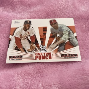 2023 Topps Series 1 - One-Two Punch #12P-22 Steve Carlton, Bob Gibson