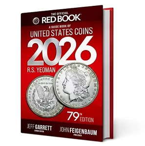 New 2026 Official Red Book Guide For US Coins Price List Hardcover 79th Edition - Picture 1 of 20