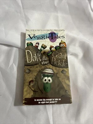 Vintage VeggieTales Dave and the Giant Pickle Movie VHS 1996 Christian Childrens - Image 1 of 2