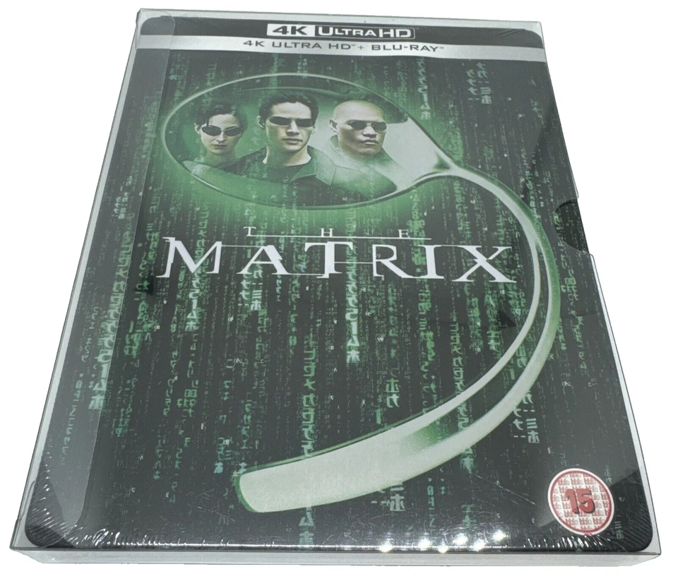 The Matrix Part 1 Steelbook Edition 4k UHD Ultra HD Movie Film UK Release