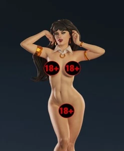 VAMPIRELLA - 1/4 scale NSFW - 3d Resin model kit 17 in Tall Horror vampire Sexy - Picture 1 of 5