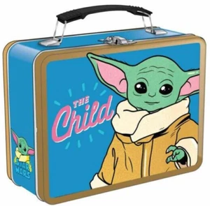 Star Wars Yoda - Mandalorian - Grogu - Bolso grande de hojalata/caja de almuerzo - Imagen 1 de 4