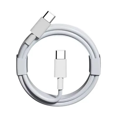 AFERIY USB-C to USB-C Fast Charging Cable 60W 3A – 1 Meter White Type-C Charger - Image 1 of 3