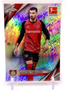 Martin Terrier 2024-25 Topps Chrome Bundesliga TOPPS Fractor # /52 Leverkusen - Bild 1 von 2