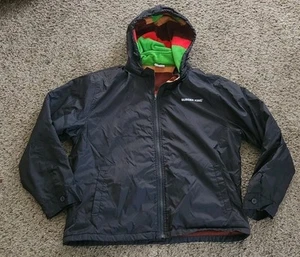 BURGER KING NYLON FLEECE LINED HOODED JACKET SIZE L - Picture 1 of 5