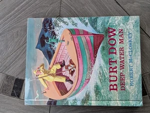 Burt Dow Deep Water Man Autographed Robert McCloskey Signed Childrens Book RARE - Picture 1 of 8