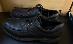 Men's Nun Bush Wayne Black Leather Loafer Shoes Size 9M New Without Box - Bild 1 von 7