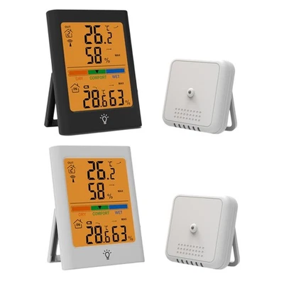 Kabelloses Hygrometer perfekt, um die Luftfeuchtigkeit einfach zu verfolgen - Bild 1 von 4