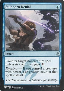 Khans of Tarkir #56 Stubborn Denial - Picture 1 of 2
