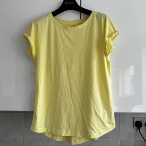 Ladies Yellow NEXT Cap Sleeve T shirt Size 12 - Picture 1 of 13