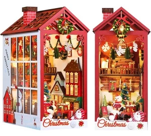 Prextex DIY libro di Natale Nook 232 pezzi set completo miniatura casa delle bambole sigillato nuovo - Foto 1 di 9