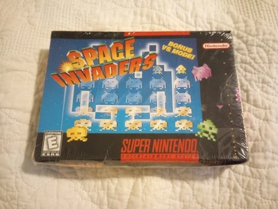 Space Invaders New Sealed for Super Nintendo Game is NTSC-USA - Image 1 of 4