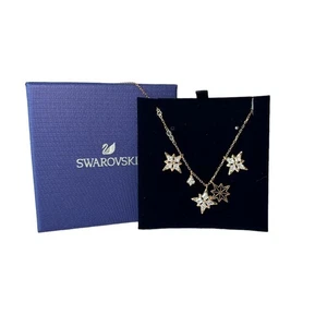 Swarovski Symbolic Star Earrings and Necklace Set in Rose Gold - Picture 1 of 5
